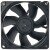 NMB-MAT 08025SA-24Q-AL DC 24V 0.20A Axial Cooling Fan