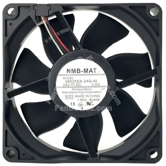 NMB-MAT 08025SA-24Q-AL DC 24V 0.20A Axial Cooling Fan