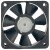 ELINA FAN HDF6015L-12HB DC 12V 135mA 2 Wires Axial Cooling Fan