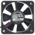 ELINA FAN HDF6015L-12HB DC 12V 135mA 2 Wires Axial Cooling Fan