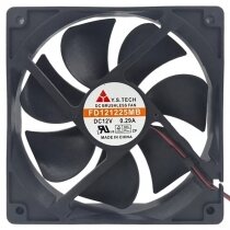 Y.S.TECH FD121225MB 12V 0.29A 2 / 3 Wires 12025 DC Brushless Axial Fan