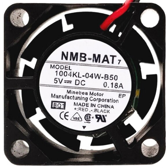 NMB-MAT 1004KL-04W-B50 DC 5V 0.18A Axial Cooling Fan