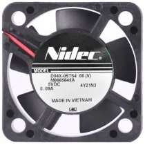 Nidec D04X-05TS4 08(V) DC 5V 0.09A 2 Wires Axial Cooling Fan