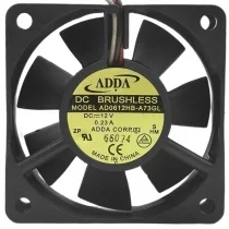 ADDA AD0612HB-A73GL 12V 0.23A 3 Wires Axial DC Brushless Cooling Fan