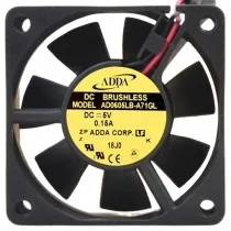 ADDA AD0605LB-A71GL 5V 0.15A DC Brushless 2 Wires Axial Cooling Fan
