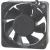 NMB 2410RL-04W-B70 DC 12V 0.35A 2 Wires Axial Cooling Fan