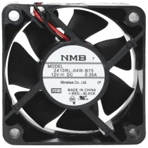 NMB 2410RL-04W-B70 DC 12V 0.35A 2 Wires Axial Cooling Fan