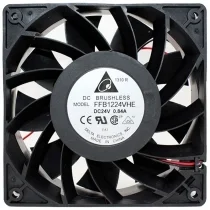 Delta FFB1224VHE 24V 0.84A DC Brushless 2 Wires Axial Cooling Fan