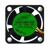 ADDA AD0212MX-G50 DC 12V 0.08A 2 Wires Axial Cooling Fan