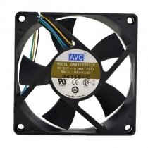 AVC DA08020B12U DC 12V 0.46A 2 Wires / 3 Wires / 4 Wires Axial Cooling Fan