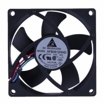 Delta AFB0812HHD DC 12V 0.40A 2 Wires / 3 Wires / 4 Wires Axial Cooling Fan