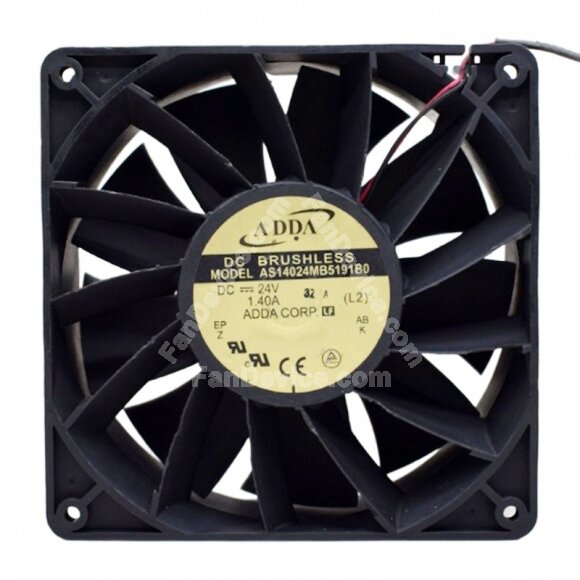 ADDA AS14024MB5191B0 DC 24V 1.40A 14050 Axial Brushless Cooling Fan