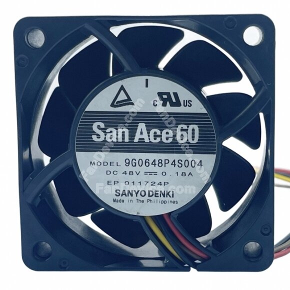Sanyo Denki San Ace 60 9G0648P4S004 DC 48V 0.18A 6025 PWM Axial Cooling Fan