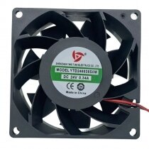 YING TIAN YTD248038S0M DC 24V 0.34A 2 Wires Axial Cooling Fan