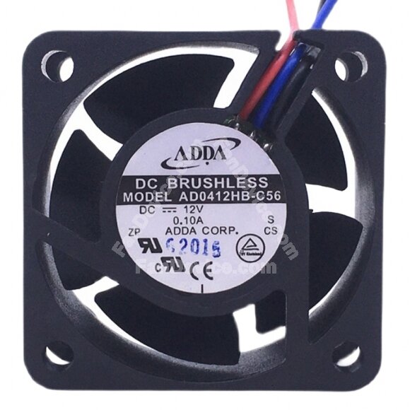ADDA AD0412HB-C56 12V 0.10A 4020 Axial DC Brushless Cooling Fan