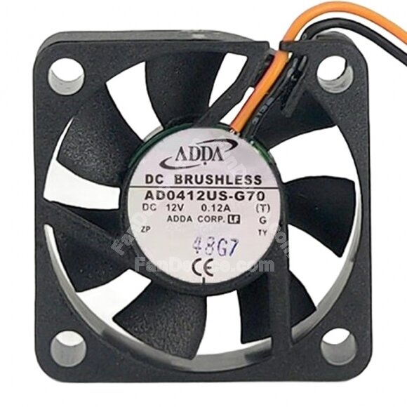 ADDA AD0412US-G70 DC 12V 0.12A 4010 Axial Cooling Fan