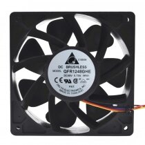 Delta QFR1248GHE DC 48V 0.75A 2 Wires / 3 Wires / 4 Wires Axial Cooling Fan
