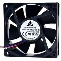 Delta AFB1224HHE DC 24V 0.45A 2 Wires / 3 Wires Axial Cooling Fan
