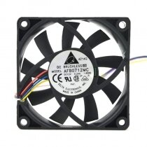 Delta AFB0712MC DC 12V 0.24A 3 Wires / 4 Wires Axial Cooling Fan