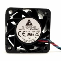 Delta THA0412AD DC 12V 0.6A 2 Wires / 3 Wires / 4 Wires Axial Cooling Fan