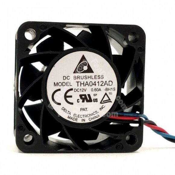 Delta THA0412AD DC 12V 0.6A 2 Wires / 3 Wires / 4 Wires Axial Cooling Fan