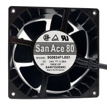 Sanyo Denki San Ace 80 9G0824P1J051 DC 24V 0.56A 8038 Axial Cooling Fan