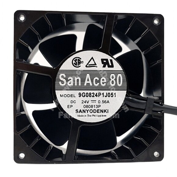 Sanyo Denki San Ace 80 9G0824P1J051 DC 24V 0.56A 8038 Axial Cooling Fan