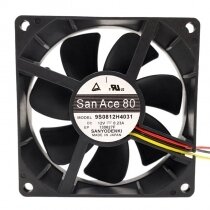 Sanyo Denki San Ace 80 9S0812H4031 DC 12V 0.23A 8025 Axial Cooling Fan