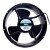KAKU KA2509HA2-4 AC 220-240V 0.31/0.29A 2 Wires Axial Cooling Fan
