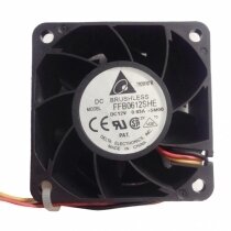 Delta FFB0612SHE DC 12V 0.83A 2 Wires / 3 Wires Axial Cooling Fan