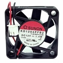 Sunon KD1204PFB2 DC 12V 1.4W 2 Wires / 3 Wires Axial Cooling Fan