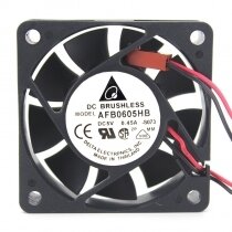 Delta AFB0605HB DC 5V 0.45A 2 Wires Axial Cooling Fan