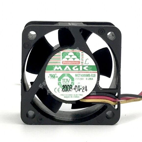 Magic MGT4005MB-R20 DC 5V 0.28A 3 Wires Axial Cooling Fan