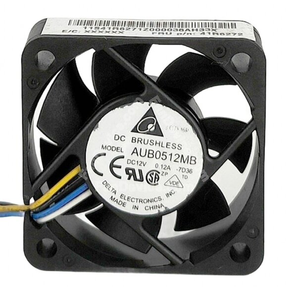 Delta AUB0512MB DC 12V 0.12A 5015 Axial Cooling Fan