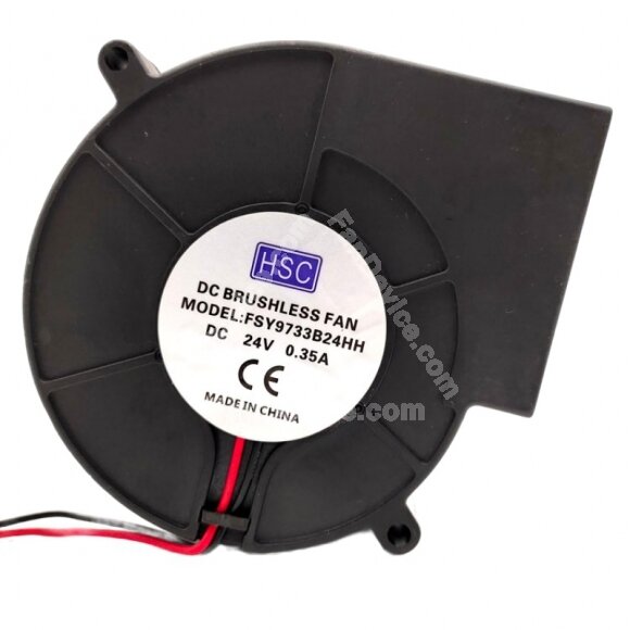 HSC FSY9733B24HH DC 24V 0.35A 9733 Blower Brushless Cooling Fan