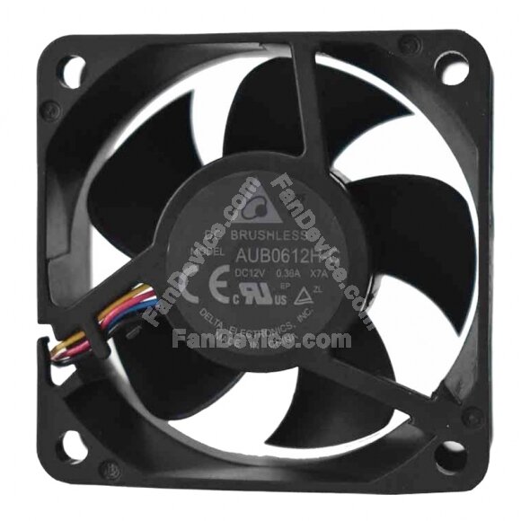 Delta AUB0612H-C DC 12V 0.36A 6015 Axial Brushless Cooling Fan