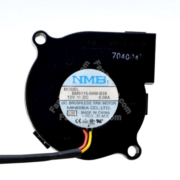 NMB BM5115-04W-B39 DC 12V 0.08A 3 Wires Blower Cooling Fan