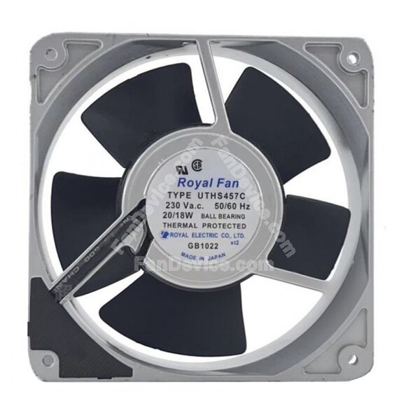 Royal Fan UTHS457C AC 230V 20/18W Axial Cooling Fan