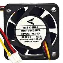 Mitsubishi MMF-04C24DS RCA NC5332H61 DC 24V 0.09A 4015 Axial Cooling Fan