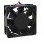 XFAN RDM6025S DC 12V 0.10A 2 Wires Axial Cooling Fan