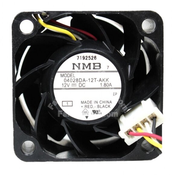 NMB 04028DA-12T-AKK DC 12V 1.80A 4028 Axial Cooling Fan