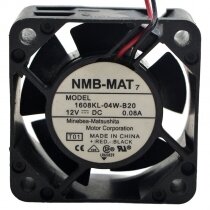 NMB-MAT 1608KL-04W-B20 DC 12V 0.08A 4020 Axial Cooling Fan