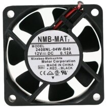 NMB-MAT 2408NL-04W-B40 DC 12V 0.12A 6020 Axial Cooling Fan