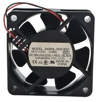 NMB 2408NL-05W-B20 DC 24V 0.06A 6020 Axial Brushless Cooling Fan