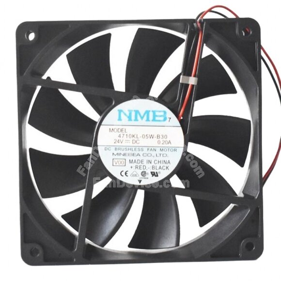 NMB 4710KL-05W-B30 DC 24V 0.20A 12025 Axial Brushless Cooling Fan