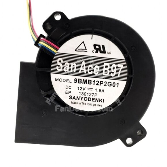 Sanyo Denki San Ace B97 9BMB12P2G01 DC 12V 1.8A 9733 Blower Cooling Fan