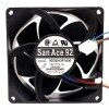 Sanyo Denki San Ace 92 9GC0912P1G06 DC 12V 4.1A 9238 Axial Cooling Fan