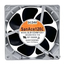 Sanyo Denki San Ace 120L 9LB1224M1D01 DC 24V 0.11A 12038 Axial Cooling Fan