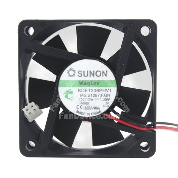 Sunon Maglev KDE1206PHV1 DC 12V 1.8W 6015 Axial Cooling Fan