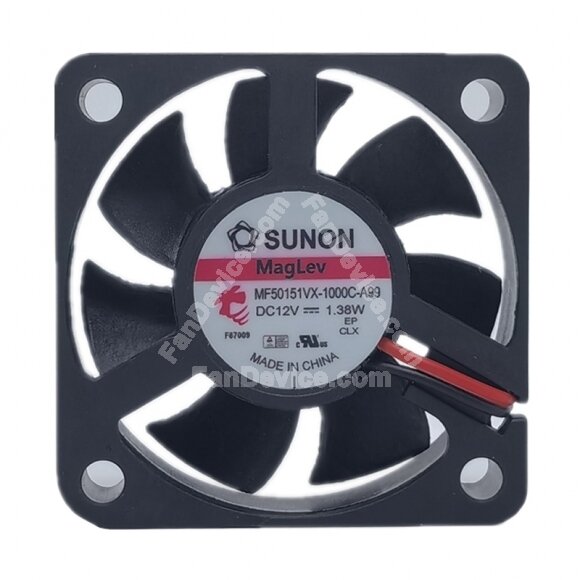 Sunon Maglev MF50151VX-1000C-A99 DC 12V 1.38W 5015 Axial Cooling Fan